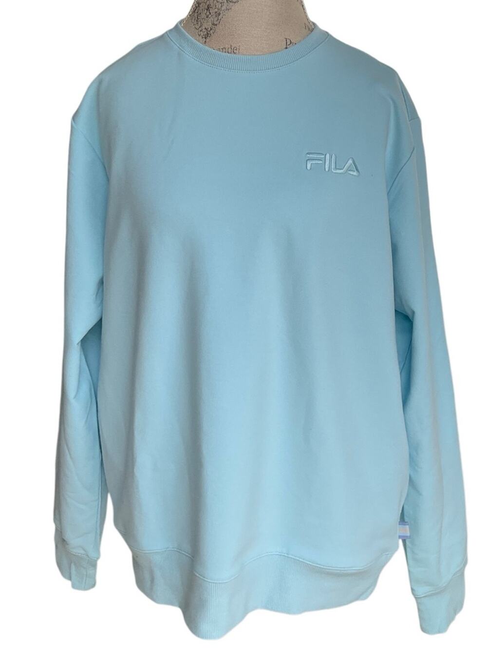 FILA Pastel Blue Women's Crewneck Sweatshirt Size XXL NWT